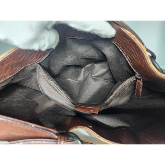 Gucci GG Canvas Hobo Shoulder Bag Brown Leather Trim, Made in Italy Fall Autumn - Picture 14 of 14